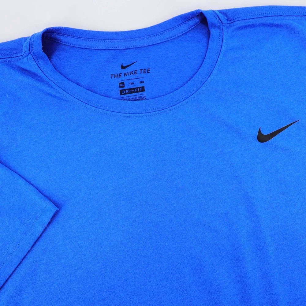 Nike Dri-FIT Short Sleeve Performance‎ T-Shirt Blue Mens XXL